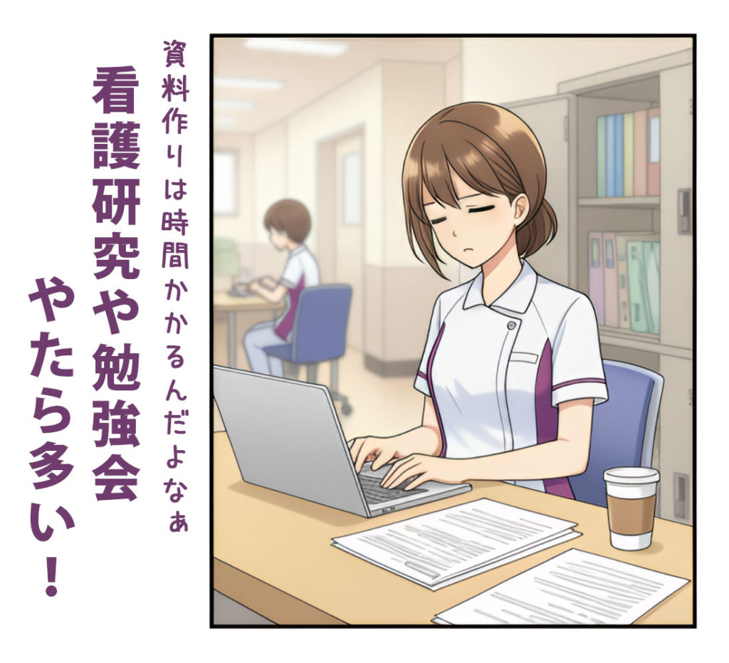 看護研究や勉強会やたらと多い